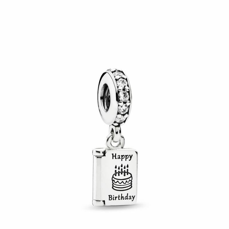 Pandora Birthday Wishes Dangle Charm Silver Egypt AL2061349